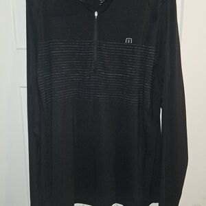 Travis Mathew Black Zip-Up Sweater
